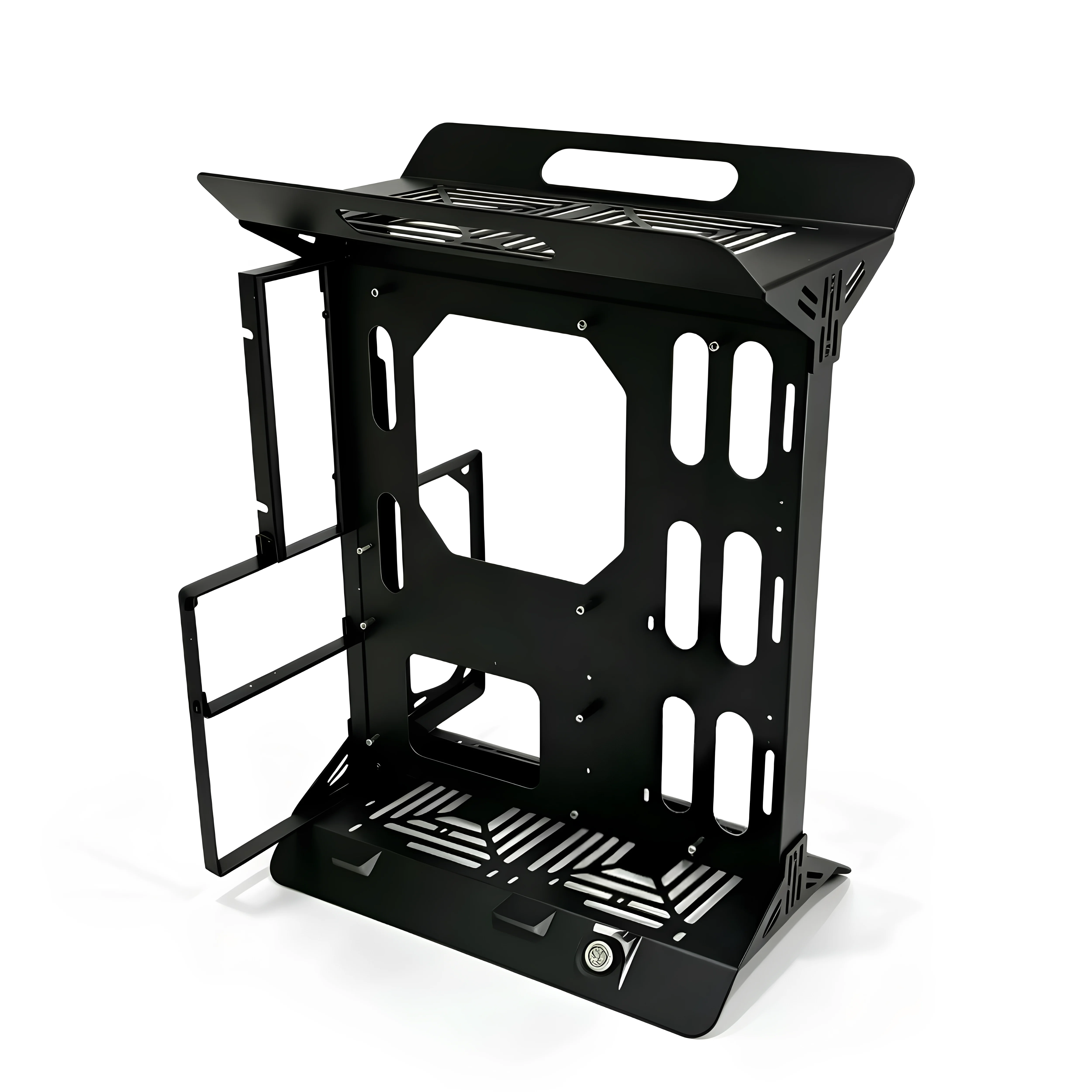 Gpu Vertical Mount - Open Frame Computer Case, Supports ATX/MATX/ITX