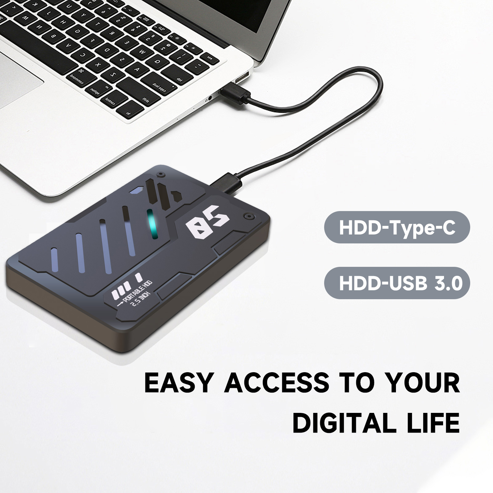Pc Gaming Gigabyte - USB3.0 Type-C External Hard Drive 500GB