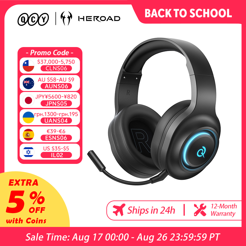 Pc Gaming Gigabyte - QCY Heroad V200 Gaming Headset with
