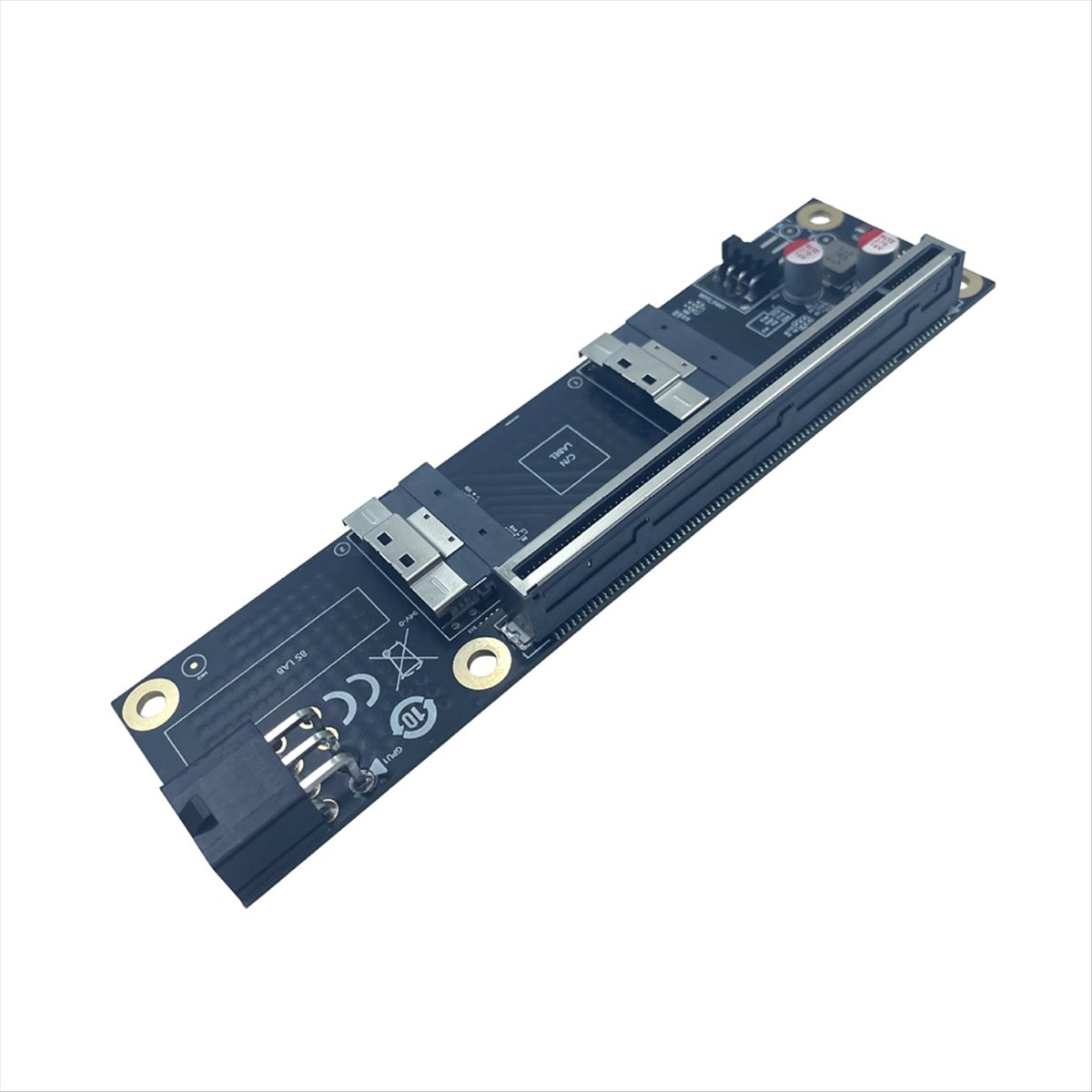Gpu Vertical Mount - 2 Port PCI-E 4.0 X16 to
