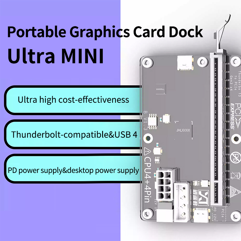External GPU Dock Thunderbolt- - Gpu Vertical Mount recension och pris