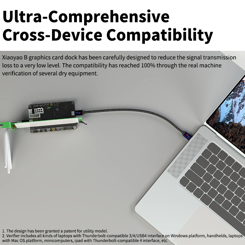 External GPU Dock Thunderbolt- - Gpu Vertical Mount recension och pris