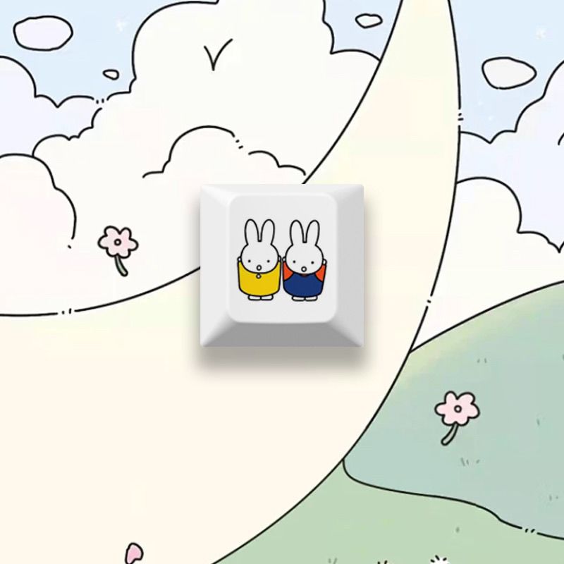 New Miffy rabbit cartoon cute  - Custom Keycaps recension och pris