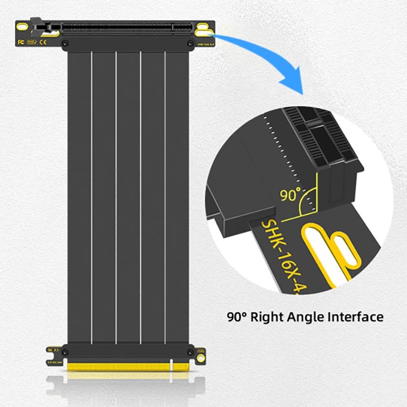 TEUCER PCI-E5.0/4.0/3.0 x16 Ri - Gpu Vertical Mount recension och pris