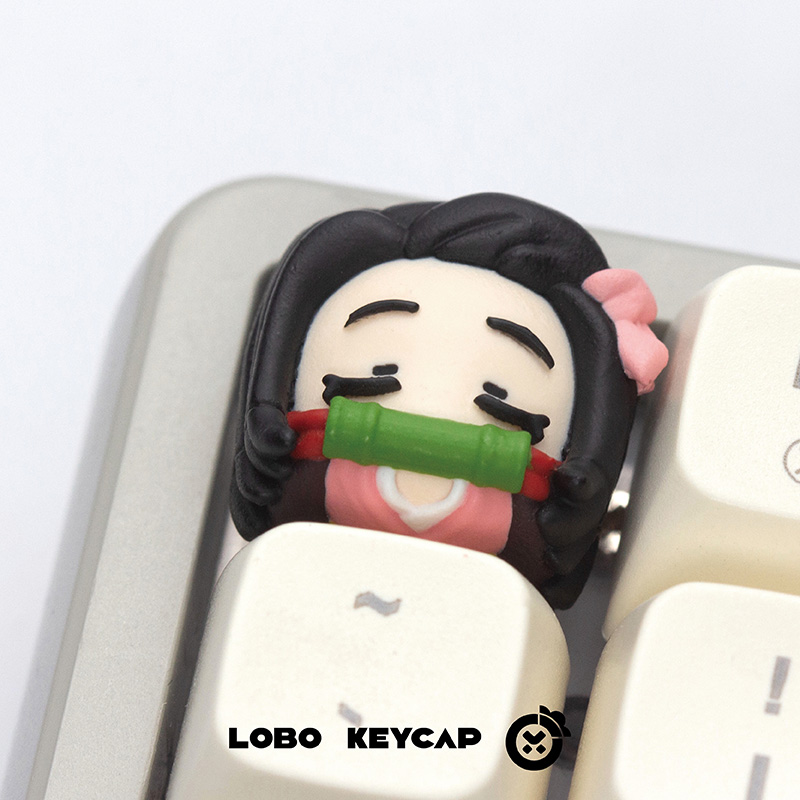 Anime Demon Slayer Kamado Nezu - Custom Keycaps recension och pris