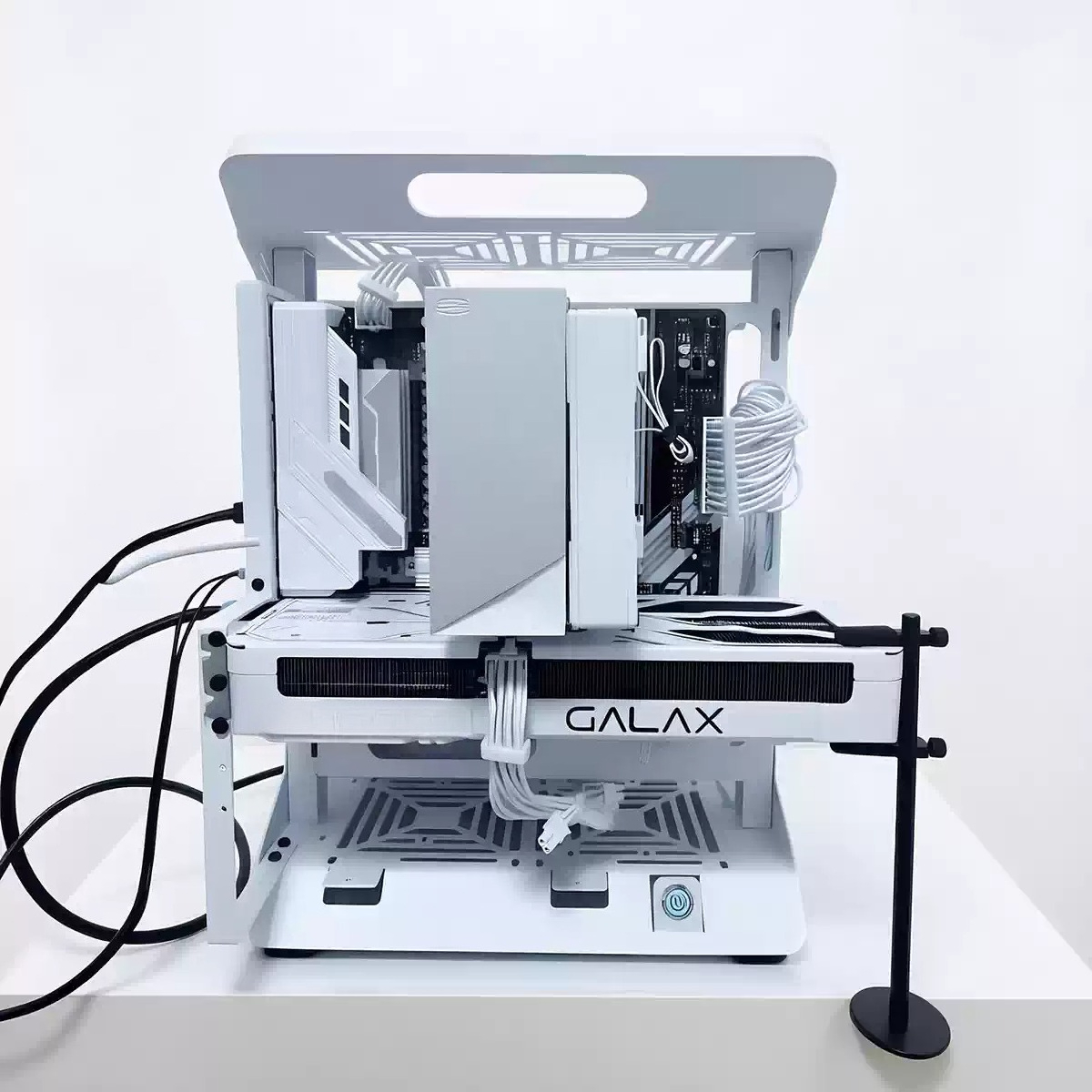 Open Frame Computer Case, Supp - Gpu Vertical Mount recension och pris