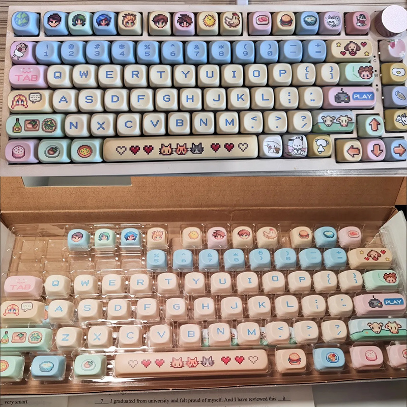 Stardew Valley 78 Keycaps Pixe - Custom Keycaps recension och pris