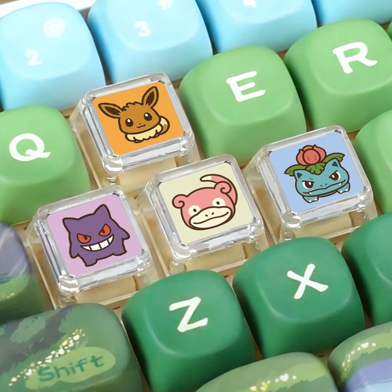 Pokémon Cross Axle Mechanical  - Custom Keycaps recension och pris
