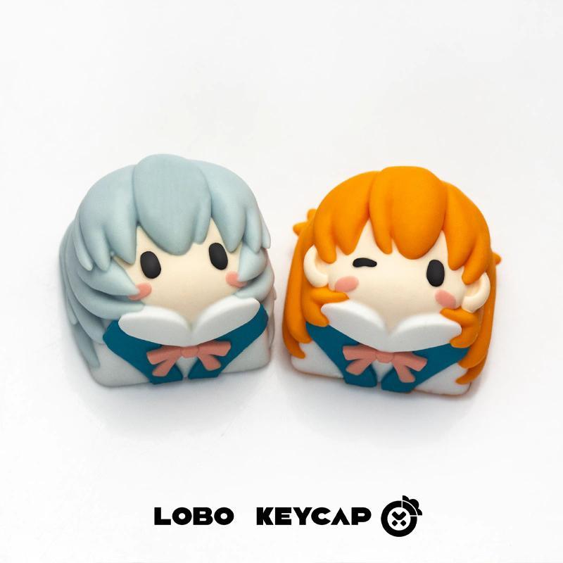 Evangelion Keycap Anime Kawaii - Custom Keycaps recension och pris