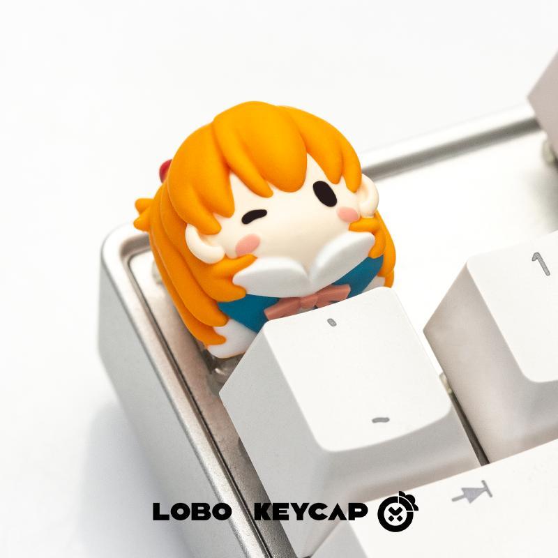 Evangelion Keycap Anime Kawaii - Custom Keycaps recension och pris