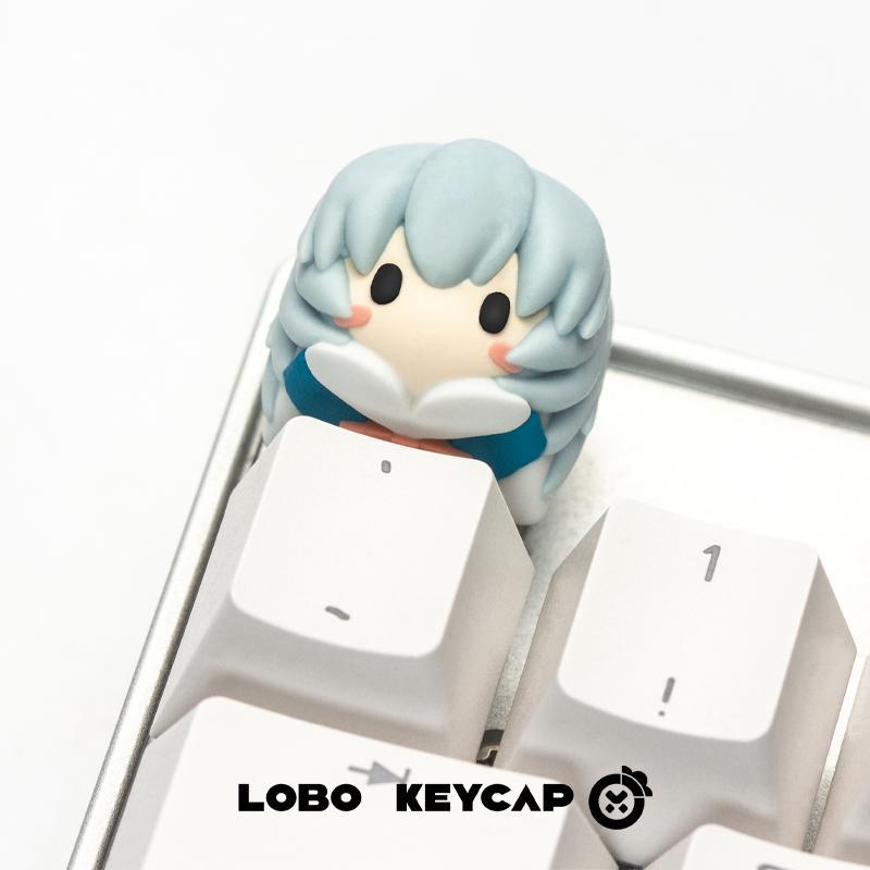 Evangelion Keycap Anime Kawaii - Custom Keycaps recension och pris