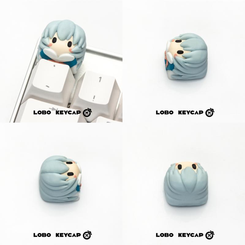 Evangelion Keycap Anime Kawaii - Custom Keycaps recension och pris