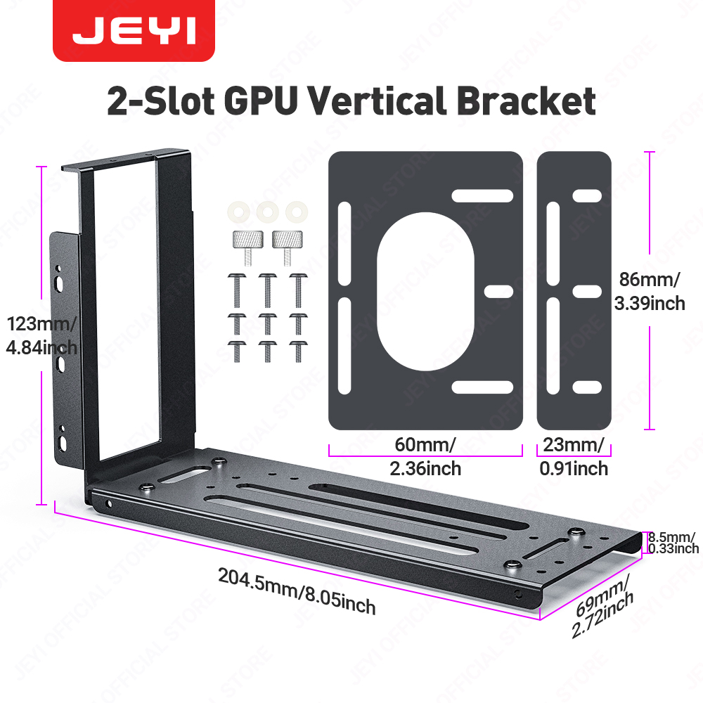JEYI Vertical Graphics Card Mo - Gpu Vertical Mount recension och pris