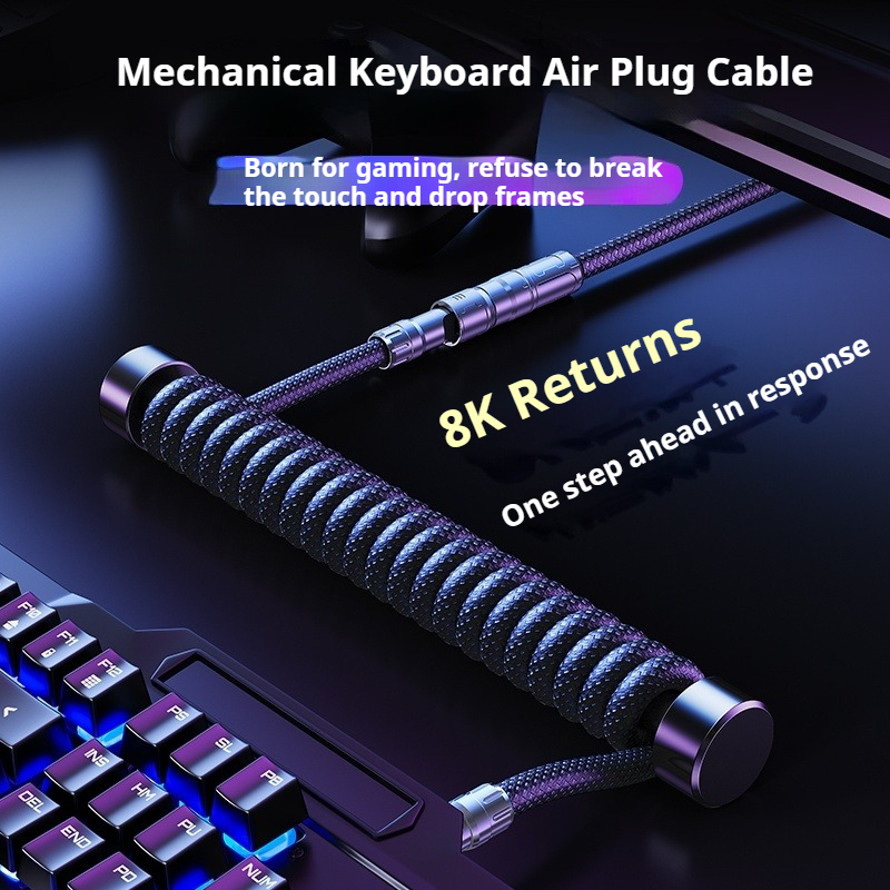 Eary 1.2m Coiled Keyboard Cabl - Pc Gaming Gigabyte recension och pris