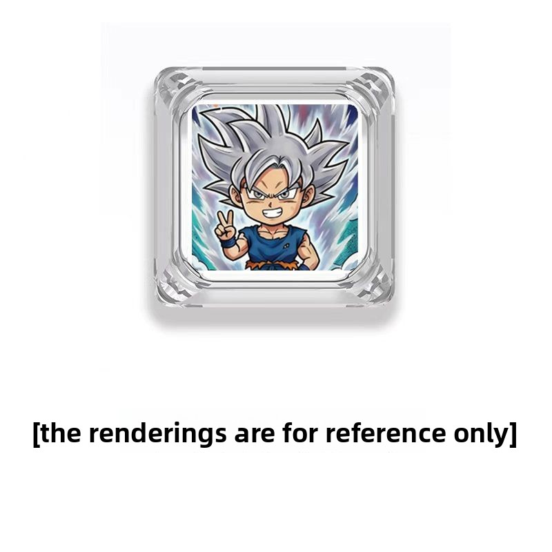 Dragon Ball Super Saiyan Carto - Custom Keycaps recension och pris