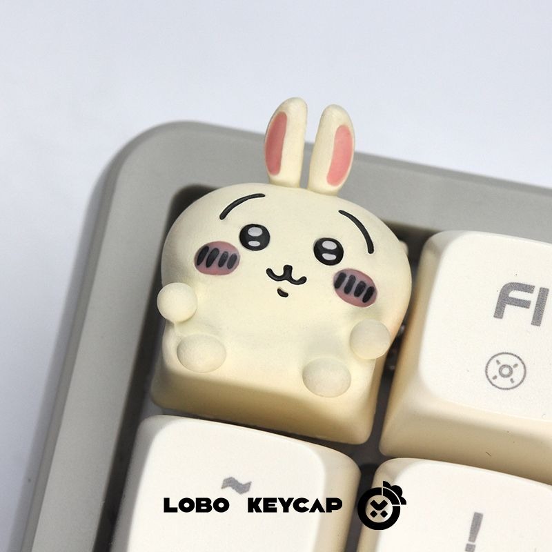 Chiikawaed Cute Anime Mechanic - Custom Keycaps recension och pris