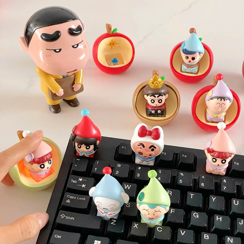 Kawaii Crayon Shinchan Dwarf F - Custom Keycaps recension och pris