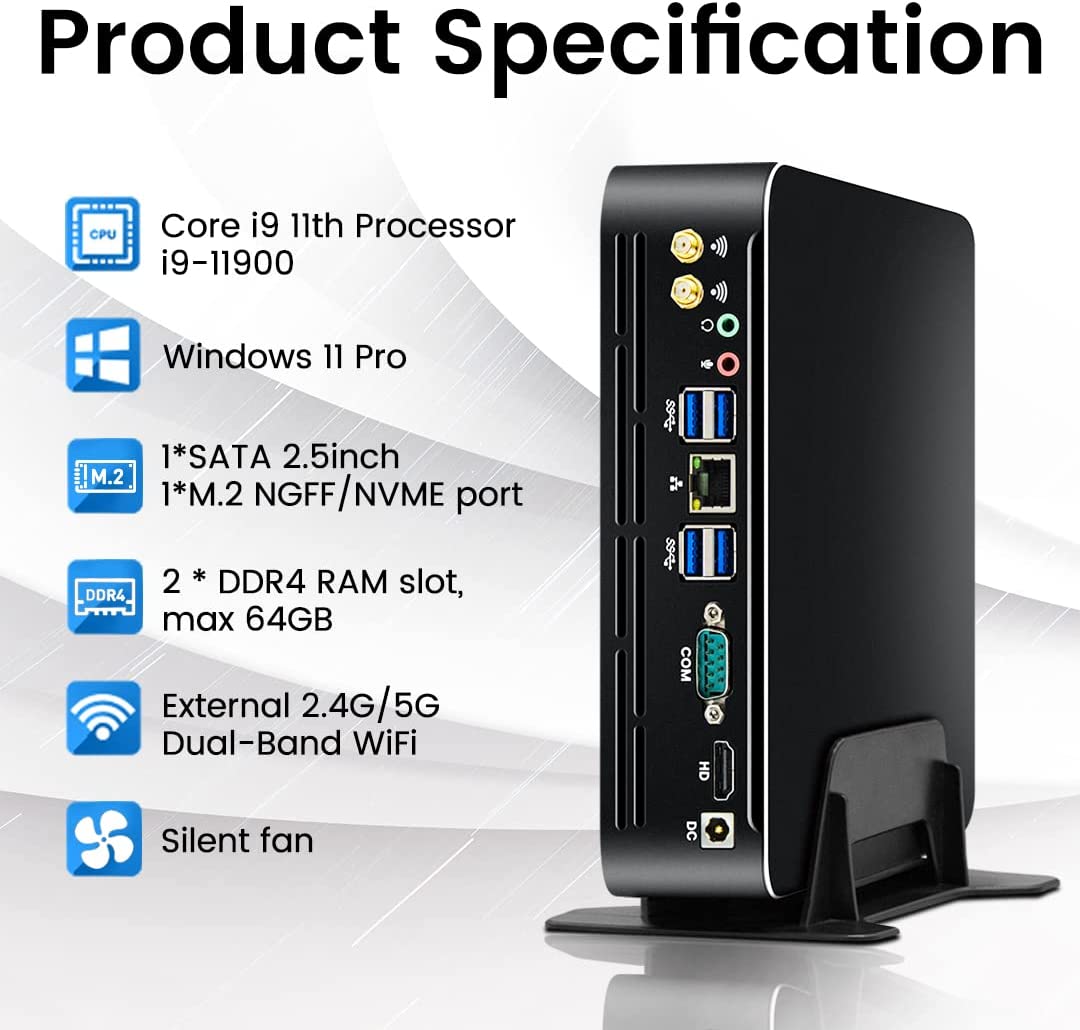 Partaker 11th Gen Intel Mini P - Pc Gaming Intel Core I7 recension och pris